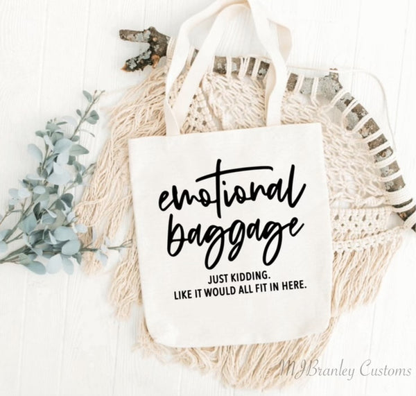 Emotional Baggage tote