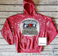 Grand Blanc Friday Night Lights bleached hoodie