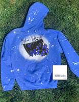 Lake Fenton Cheer bleached hoodie