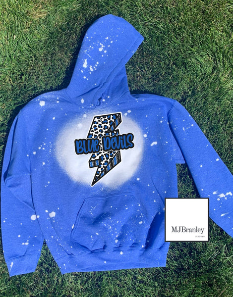 Lake Fenton bleached hoodie