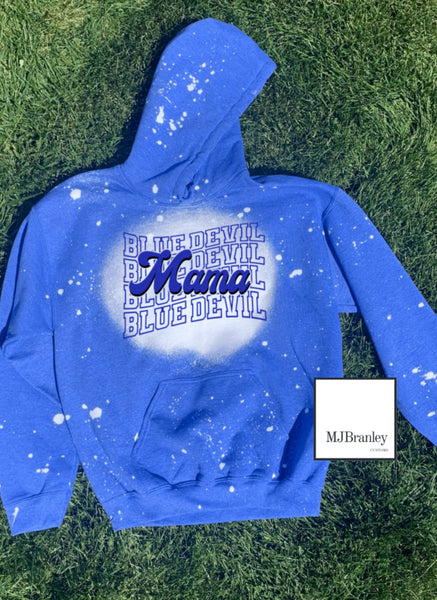 Lake Fenton Mama bleached hoodie