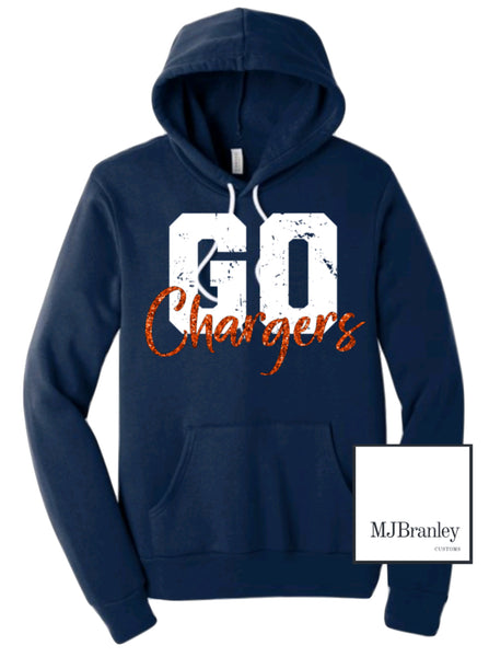 Powers Chargers Glitter Hoodie