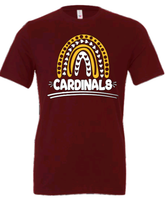 YOUTH -  Davison Cardinals Rainbow shirt