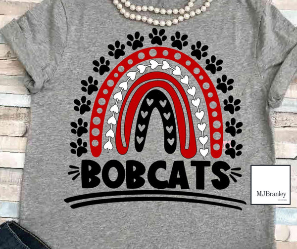 Bobcats Rainbow Shirt