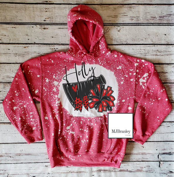 Holly Cheer bleached hoodie