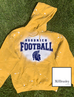 Goodrich Football bleached hoodie